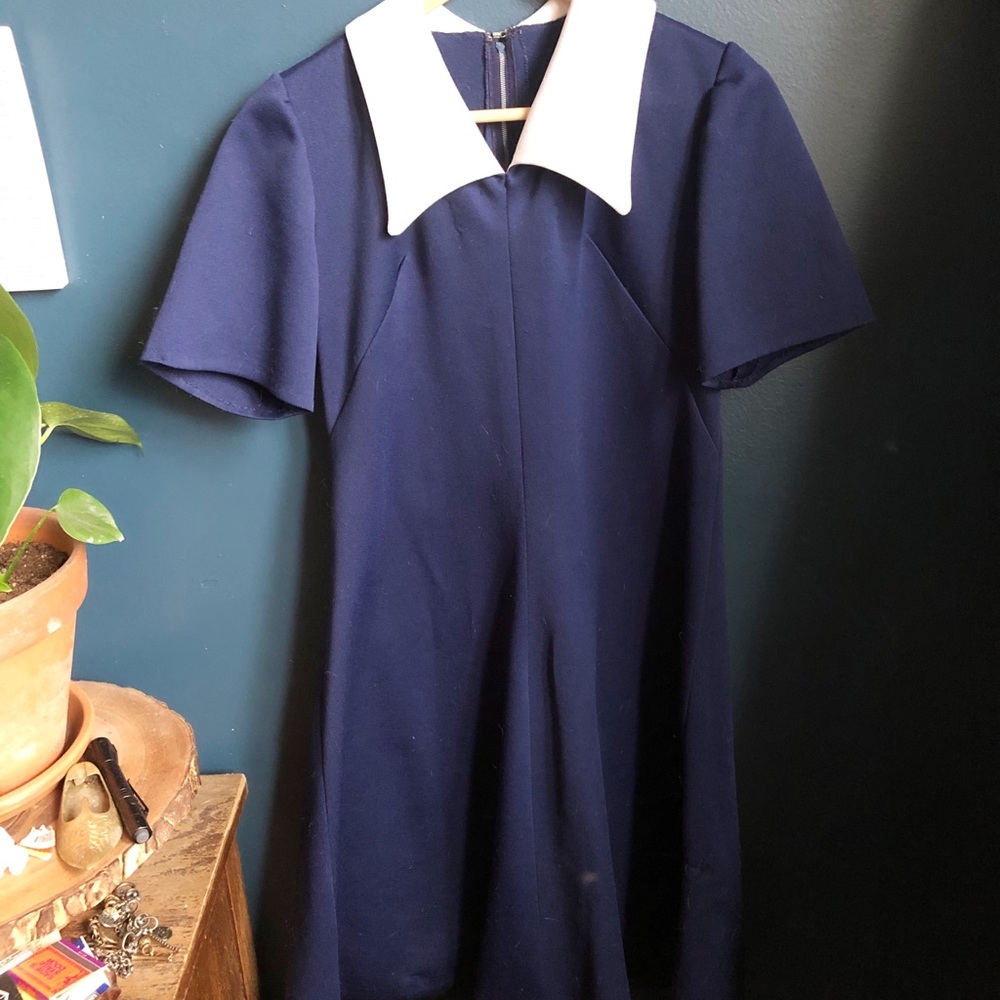 Vintage hand made collared sailor dress
